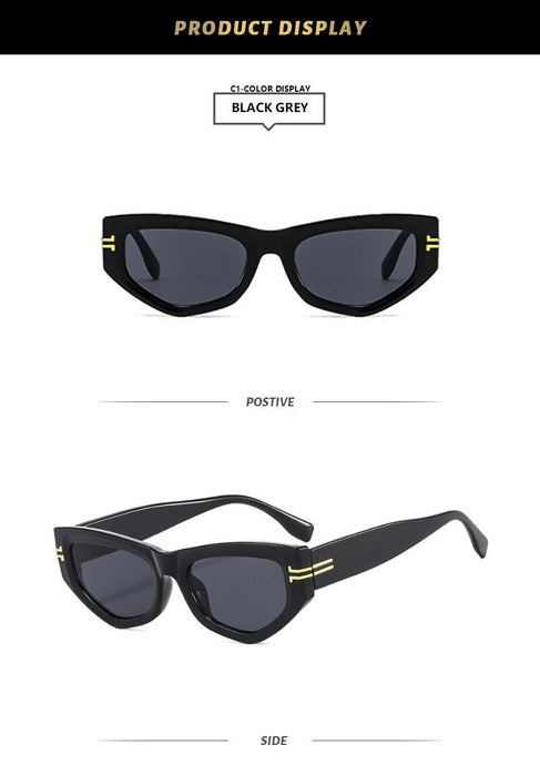 Small frame cat's eye personalized light luxury Sunglasses