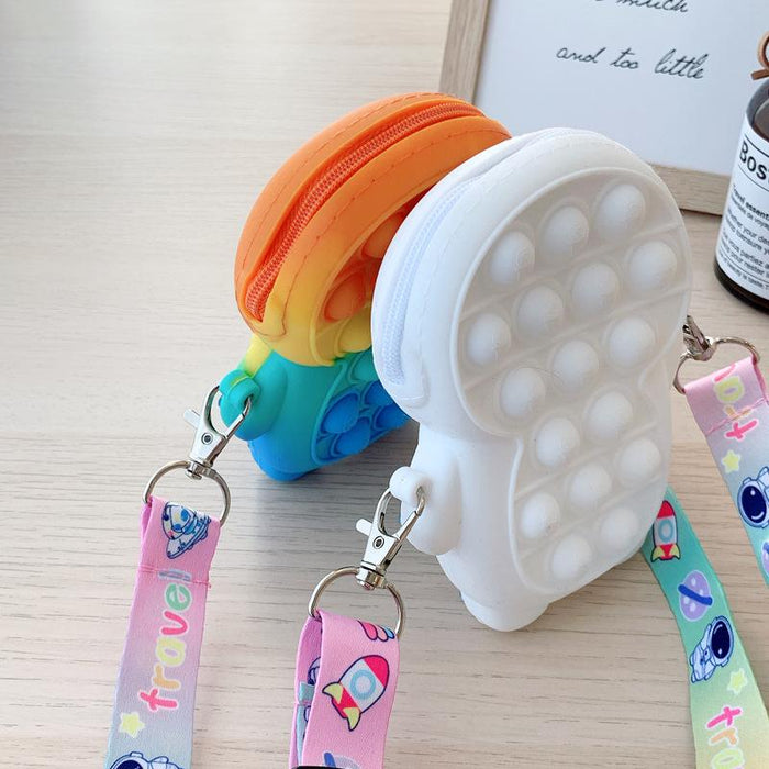 Messenger bag decompression vent toy student bag