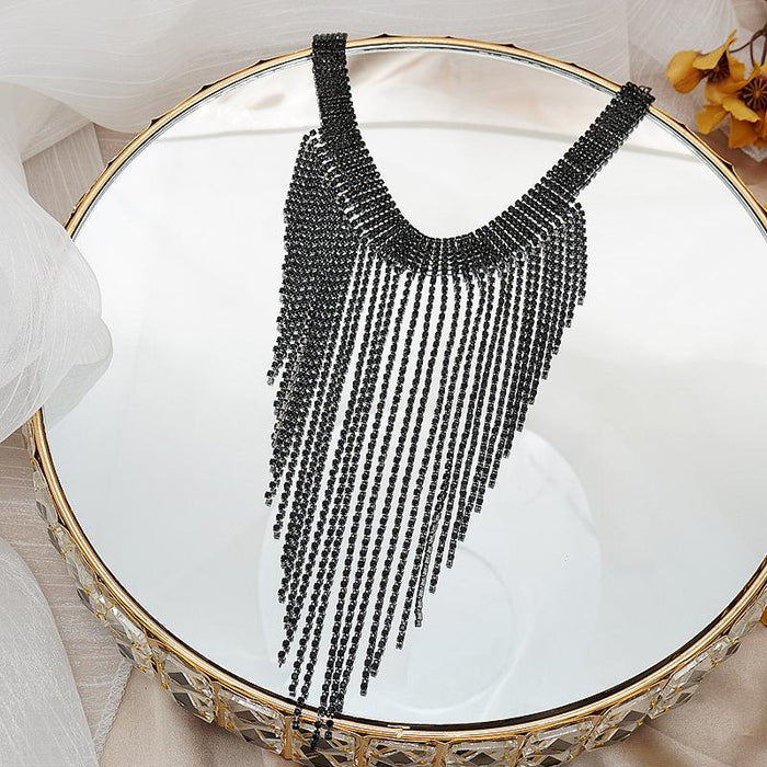 Popular Fashion Female Jewelry Black Necklace