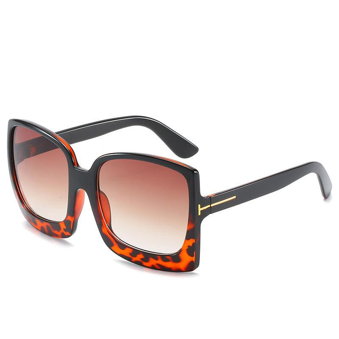 Large Frame Colorful Real Film Sunglasses