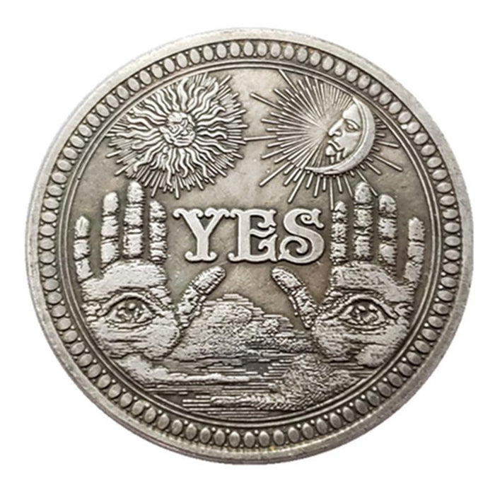 Brass Silver Plated YES/NO coins