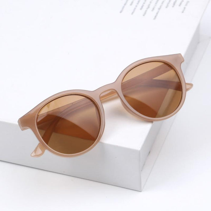 Children's Sunglasses round frame transparent frame sunglasses