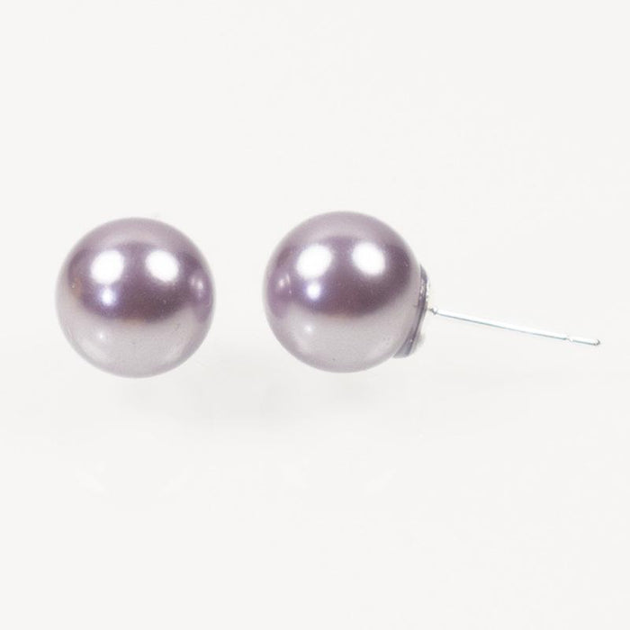 100% Natural Pearl 925 Silver Stud Earrings