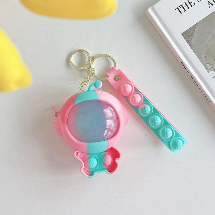 Astronaut Bag Ornament Decompression Toy Silicone