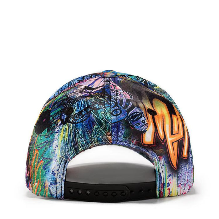 New Skull Abstract Graffiti Baseball Cap