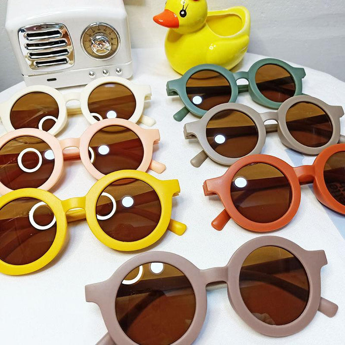 Fashionable Round Frame UV Proof Children's Sunglasses