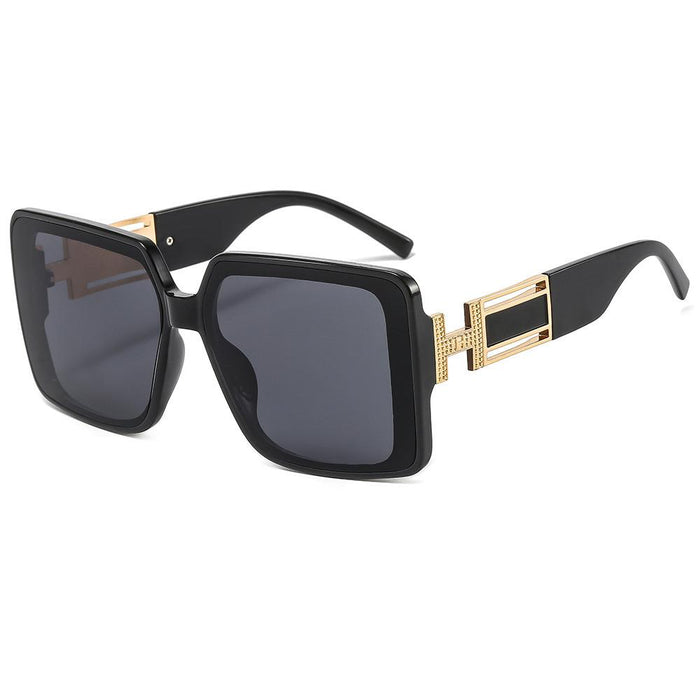 Sunglasses personality men's and women's large frame glasses
