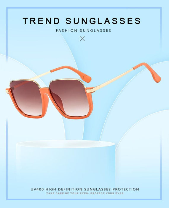 Box sun retro avant-garde Sunglasses