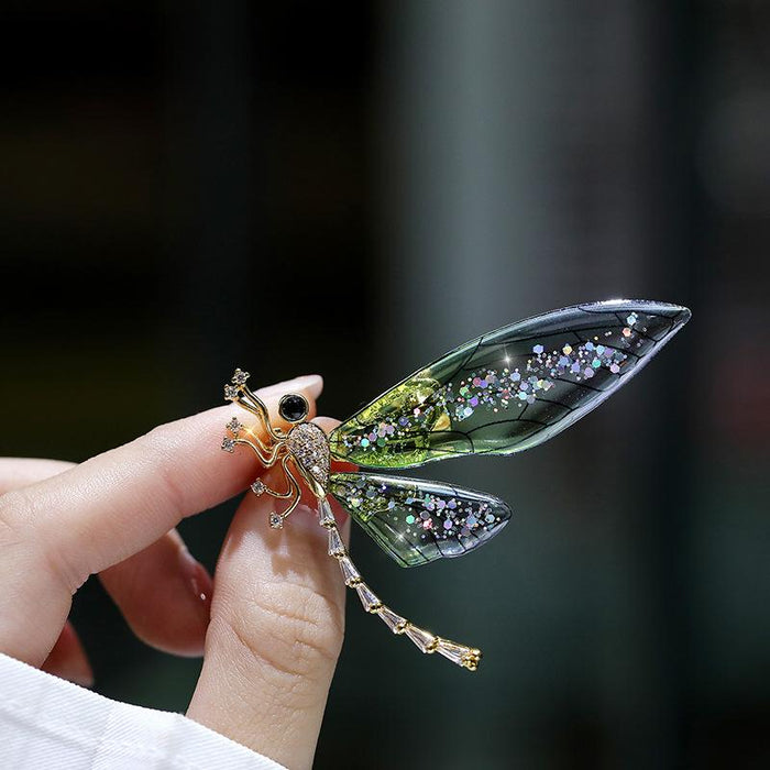 Transparent Wings Dragonfly Brooch Clothing Accessories Butterfly Corsage Bee Pin