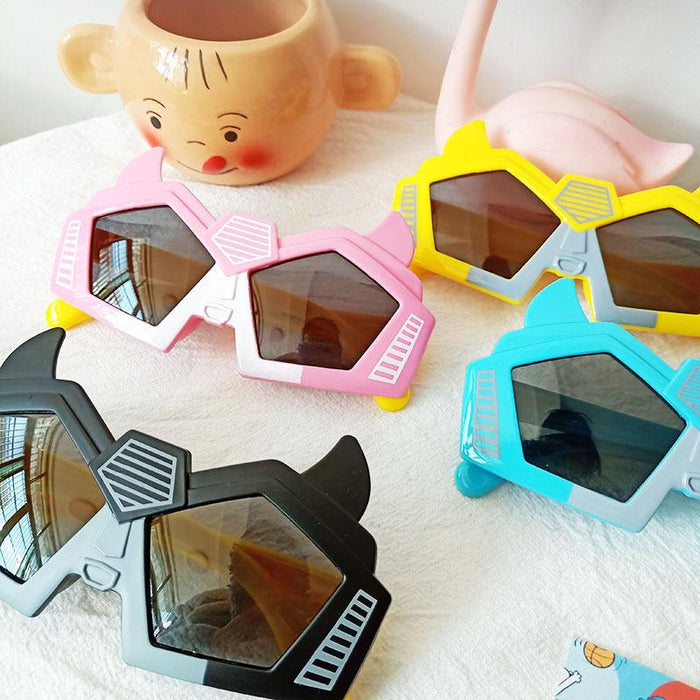 Silicone Cartoon Funny Children's Polarized Sunglasses