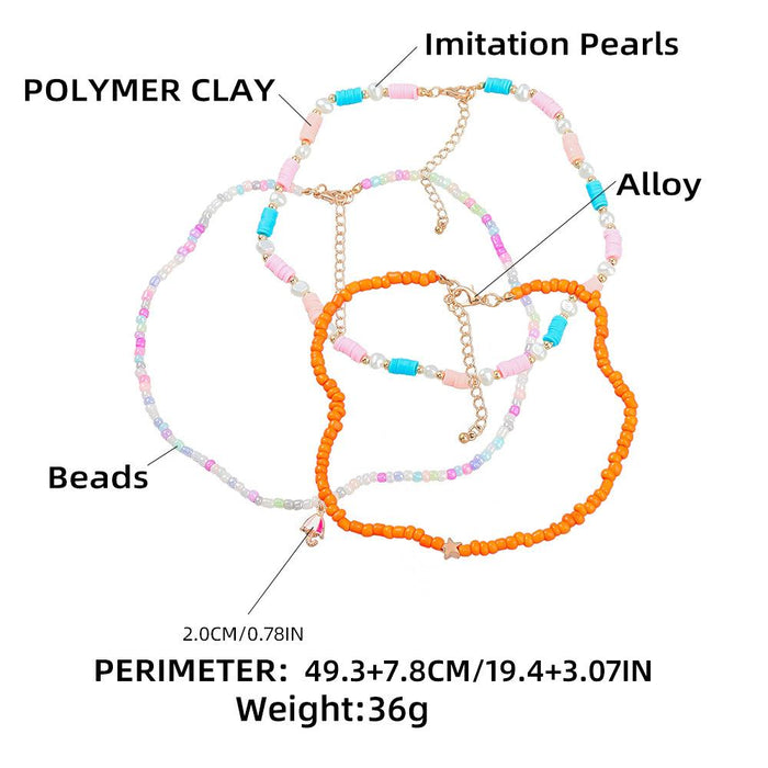 Women's Fashion Beaded Collarbone Necklace