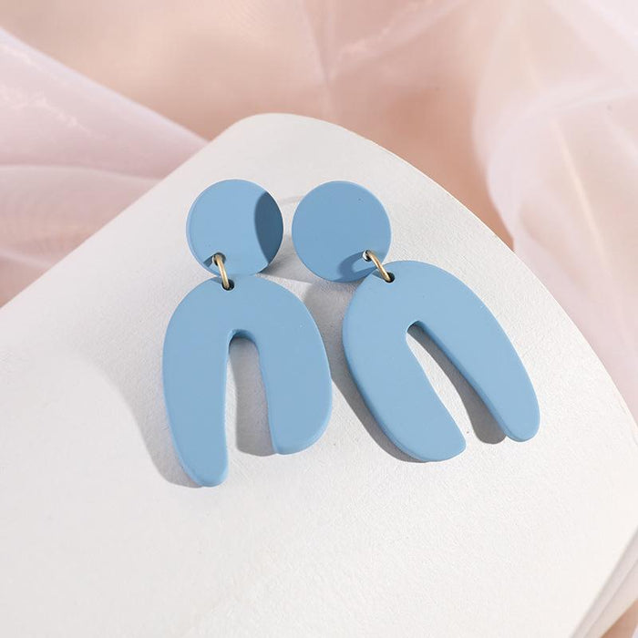 Simple Geometric U-shaped Women's Earrings