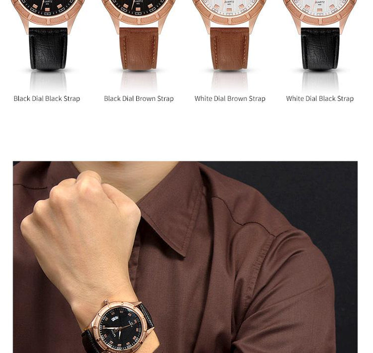 YAZOLE  Top Brand Luxury Men's Watch  Luminous Auto Date Watches Clock