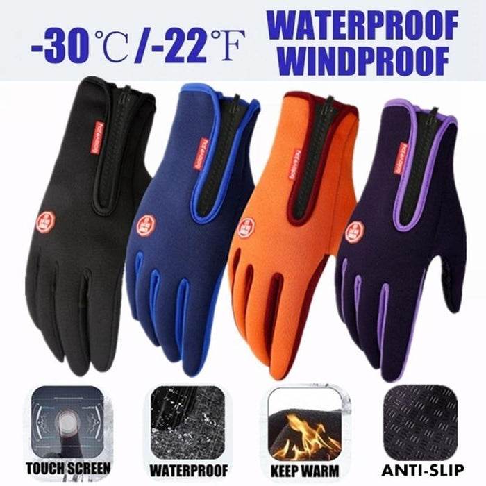 2022 Winter Gloves For Men Waterproof Windproof Cold Gloves