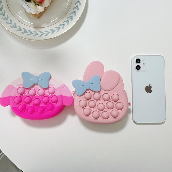 Bow powder diagonal bag toy