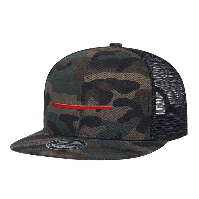 New Camouflage All-match Personality Mesh Cap Baseball Cap
