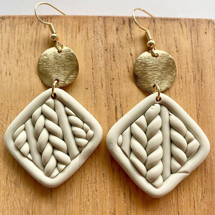 Polymer Clay Soft Ceramic Earrings