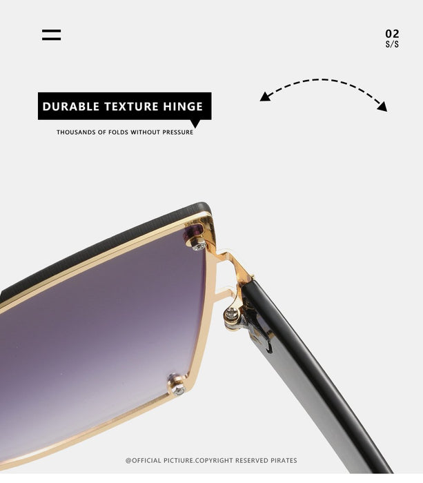 Gradient cat's Eye Sunglasses Retro