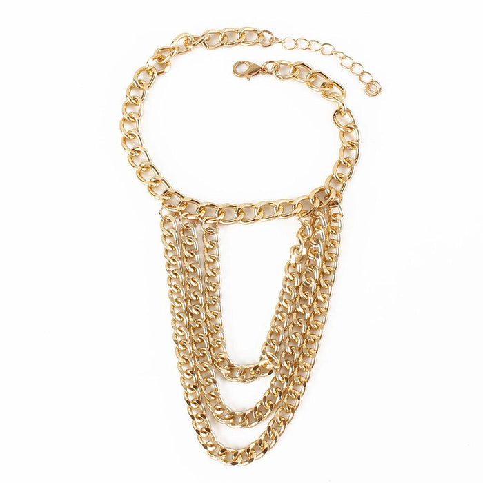 Multi Layer Tassel Foot Chain Simple Gold Chain Foot Ornament