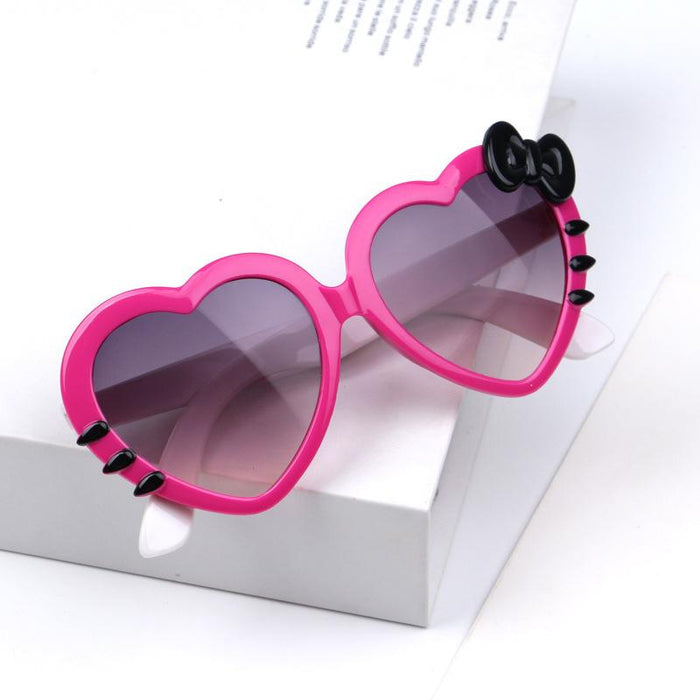 Children's heart Sunglasses heart-shaped glasses