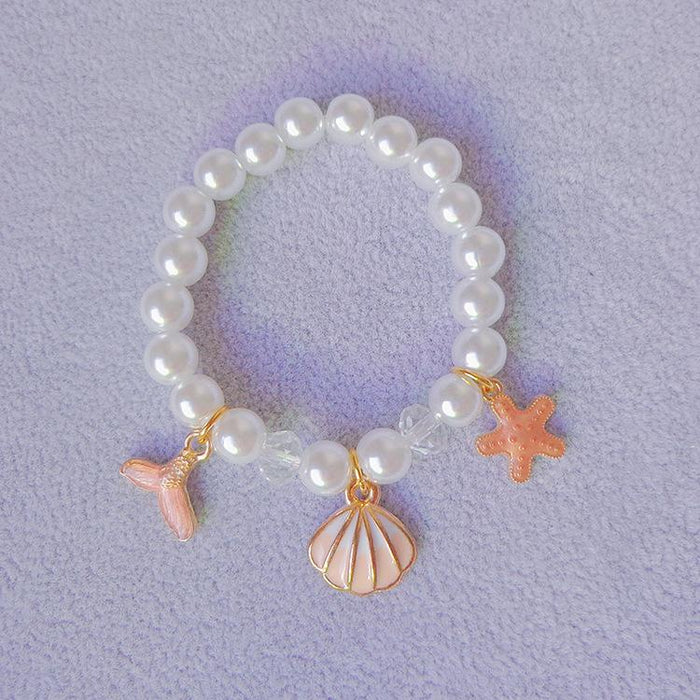 Children's Pearl Necklace Bracelet Set Underwater World Series