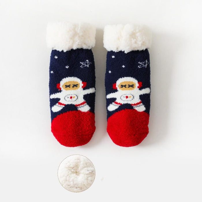 Winter Baby Cartoon Christmas Socks