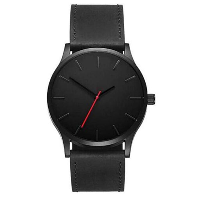 Men's Watch Fashion Leather Quartz Wristwatch