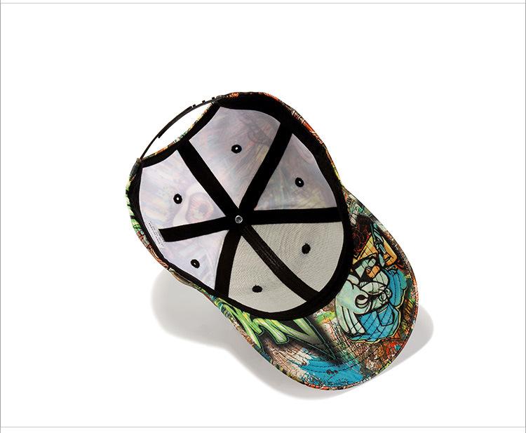New Outdoor Sun Hat Personality Graffiti Baseball Cap