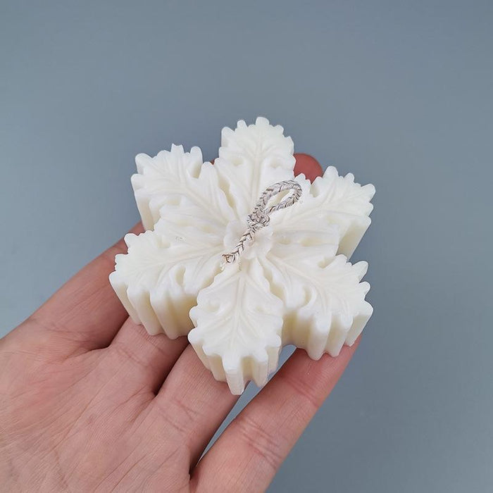 Christmas Snowflake Handmade Soap Epoxy Candle Mold