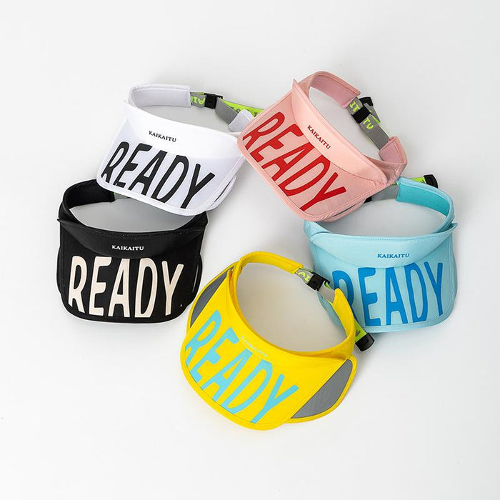 Summer RAEDY Letter Print Children's Wide Brim Empty Top Hat