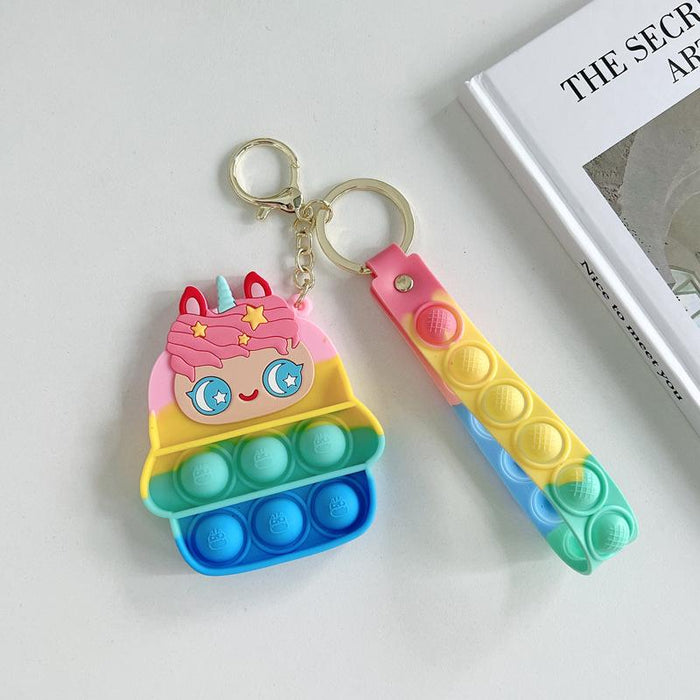 Silicone Waterproof Fruit Decompression Toy Pendant Ornament