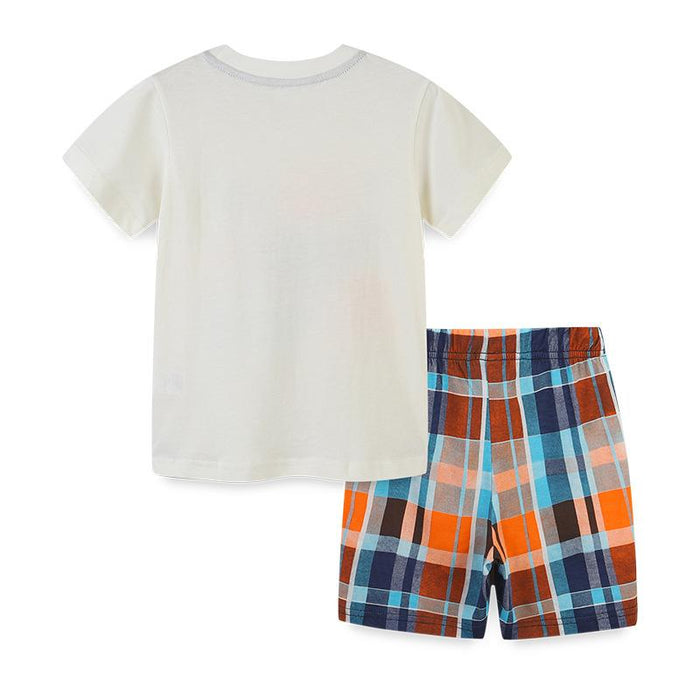 Children's short sleeved T-shirt set two piece set
