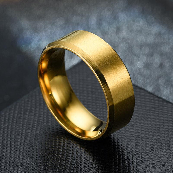 Stainless Steel Matte Ring