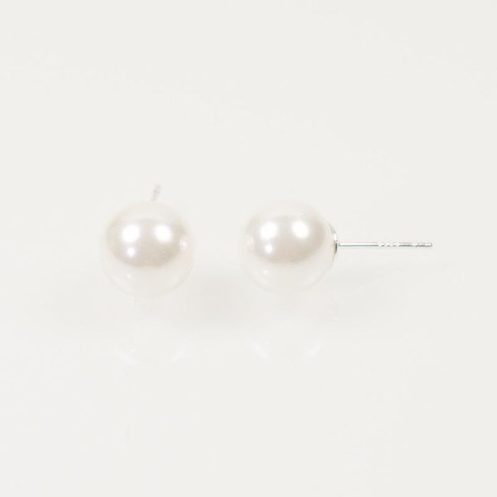 40 Pairs 100% Natural Pearl 925 Silver Stud Earrings