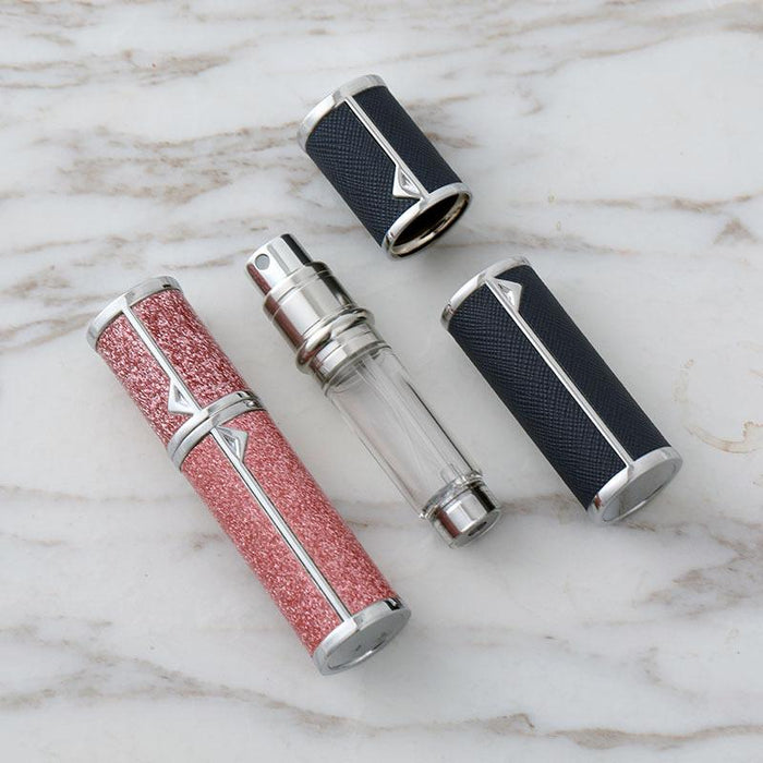5ml Perfume Bottling Bottoms Bottled Refillable Perfume Bottle Leather Travel Portability Gifts Boarding Mini Spray Bottle