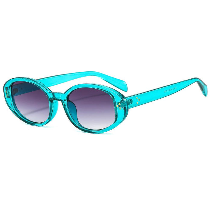 Rice nail oval small frame sunglasses