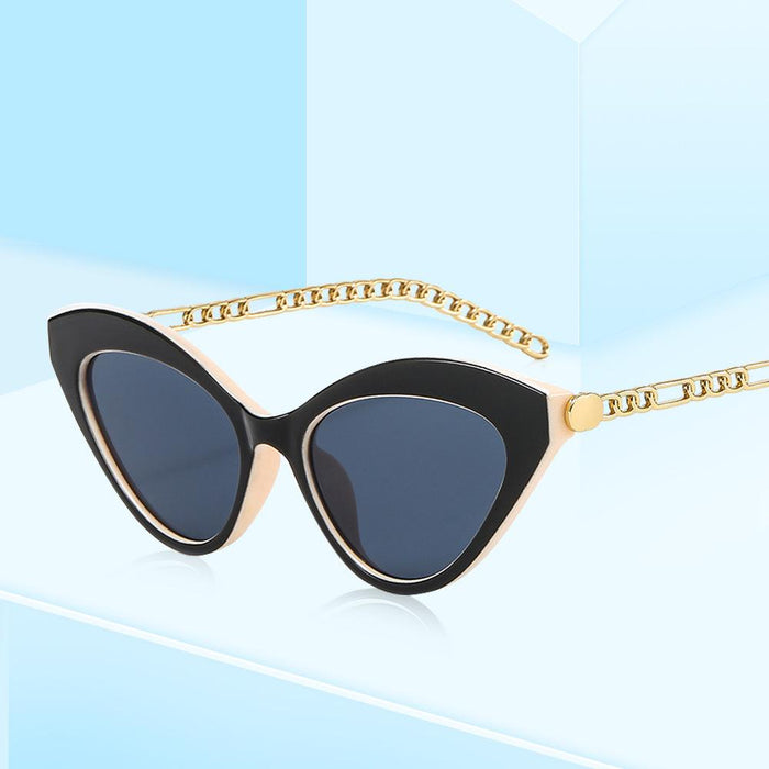 Cat's eye chain Sunglasses