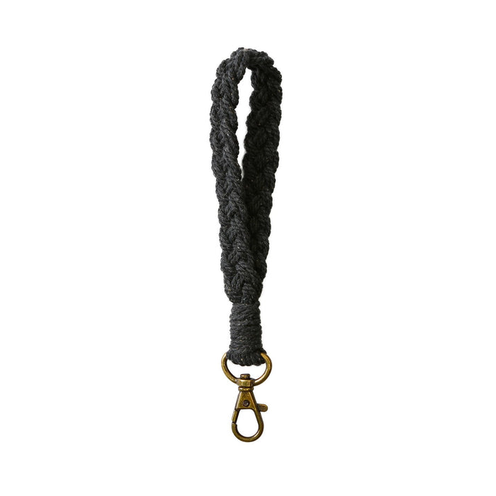 Hand Woven Wrist with Key Chain Pendant Hook Woven Lanyard