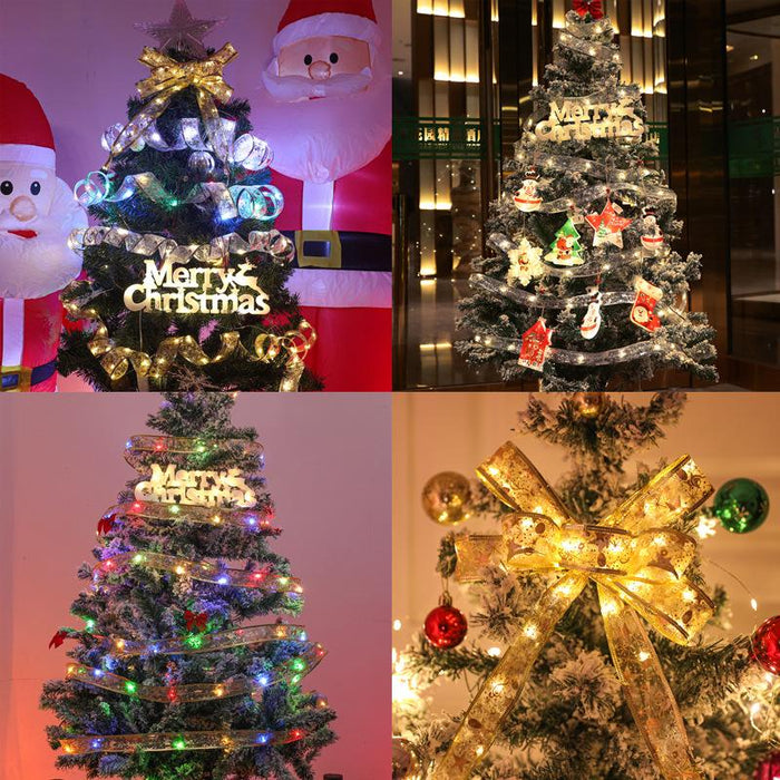 Ribbon Fairy Light Christmas Decoration 2022