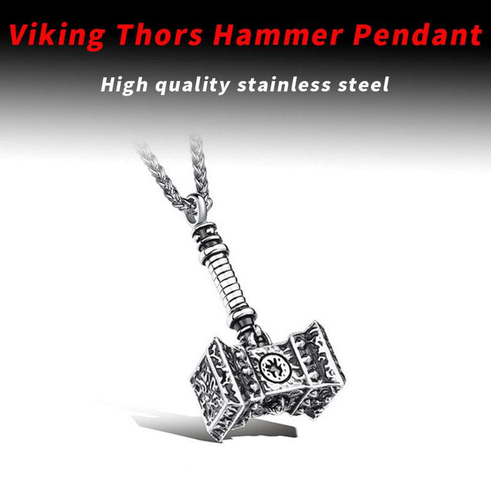Warcraft Thor Hammer Stainless Steel Jewelry（Only Pendant, No Necklaces）