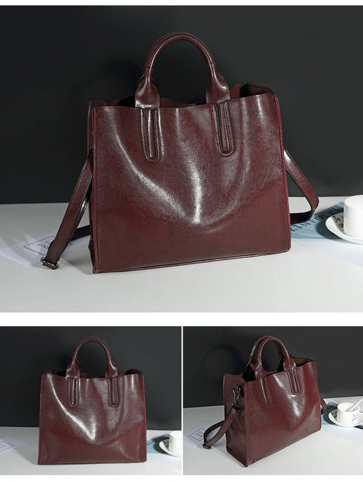 Women Leather Casual Handbag