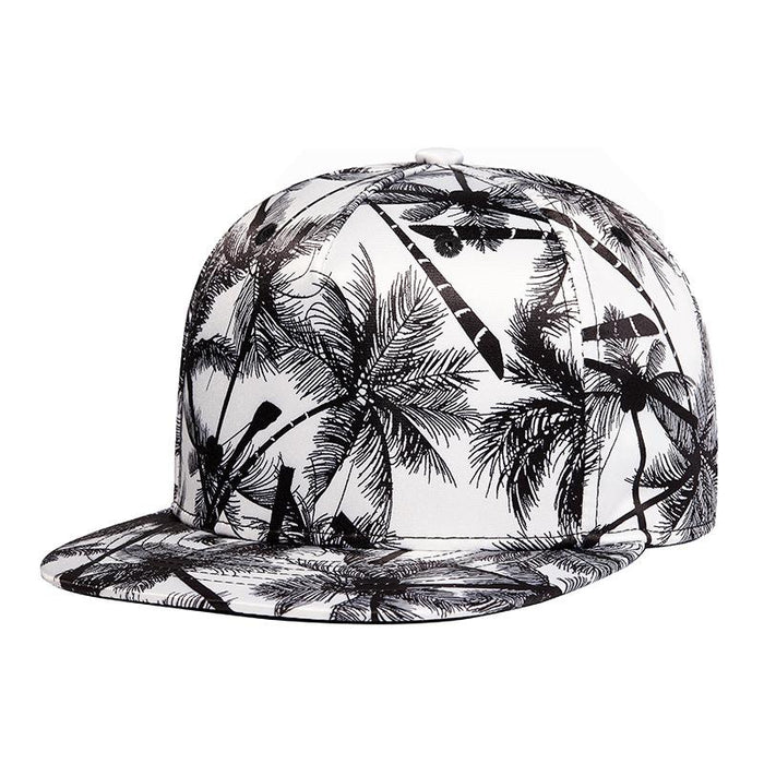 New Hip Hop HD Digital Coconut Pattern Baseball Cap