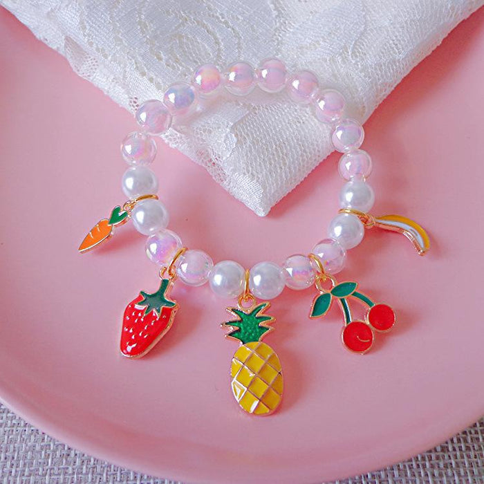 Children's Pearl Bracelet Cute Cartoon Bracelet Accessories