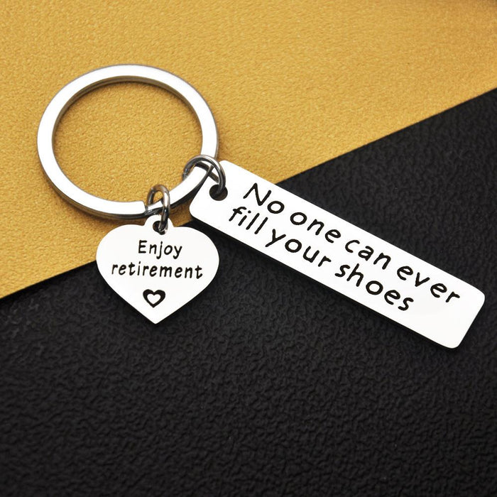 Stainless Steel Noonecaneverfullyours Keychain