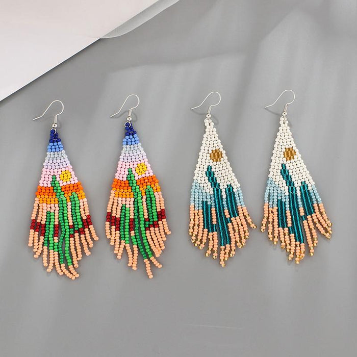 Colorful Niche Ethnic Style Handmade Earring
