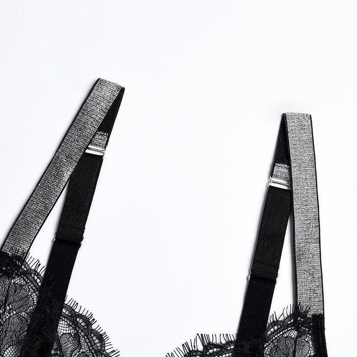 Women's Lace Mesh One-piece Lingerie Sexy Bodysuit