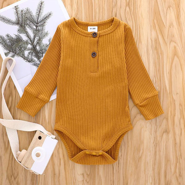 Newborn Clothes Baby Solid Color Romper