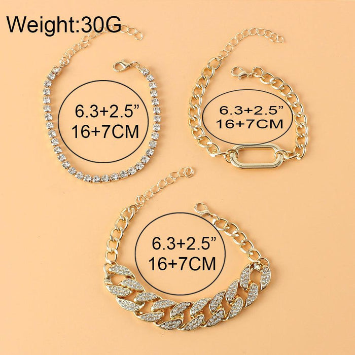 Female Jewelry Personalized Gold Multi-layer Bracelet Accessories