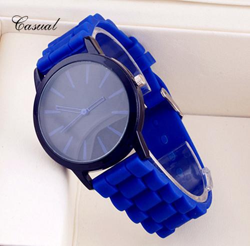 Silicone Watch Geneva Women Quartz Wristwatch
