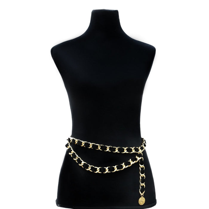 Exaggerated Flannel Waist Chain Retro Multi-layer Tassel Body Chain